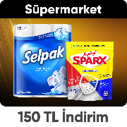 Süpermarket Ürünlerinde  Tüm İndirimlere Ek 150 TL Anında İndirim