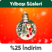 Yılbaşı üslerinde Sepette %25 İndirim