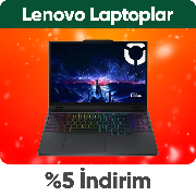 Lenovo Laptoplarda Sepette %5 İndirim