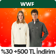 WWF Market ürünlerinde sepette %30 indirime ek 3.000 TL'ye 500 TL 