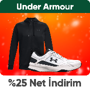 Under Armour ürünlerinde sepette %25 net indirim