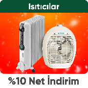 Seçili Soba ve Isıtıcı Grubu Ürünlerinde %10 İndirim!