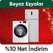Seçili Beyaz Eşyalarda Sepette %10 Net İndirim