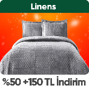 Linens mazağasında %50'ye varan indirime ek 150 TL kupon