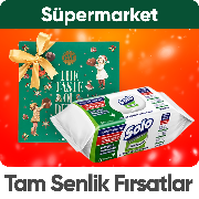 Süpermarket ürünlerinde yeni yıl hazırlığı