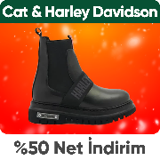 Cat & Harley Davidson ürünlerinde Sepette %50 net indirim