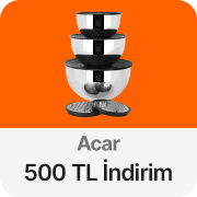 "Acar ürünlerinde 500 TL  indirim"