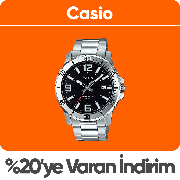Casio Kol Saatlerinde %20'ye Varan Sepet İndirimi 