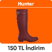 Hunter ürünlerinde 4.000 TL'ye 150 TL kupon indirimi