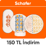 "Schafer ürünlerinde	 600 TL ye 150 tl İndirim"