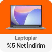 Laptoplarda Tüm İndirimlere Ek Sepette %5 Net İndirim
