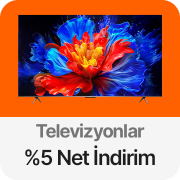 Televizyonlarda Sepette %5 Net İndirim