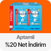 Aptamil Sepette %20 net indirim