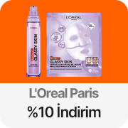 LOREAL PARİS tüm indirimlere ek sepette  %10 İndirim