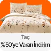 Taç Sepette %50'ye Varan İndirim