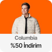 Columbia mağazasında Sepette %50 indirim