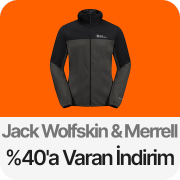 Jack Wolfskin ve Merrell %40'a Varan İndirim