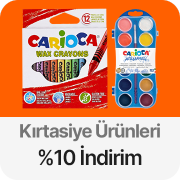 Kırtasiye ve Sanatsal Malzemelerde Sepette %10 İndirim