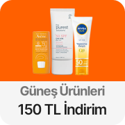Güneş Ürünleri  150 TL İndirim