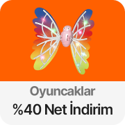 Oyuncaklarda Sepette %40 net indirim