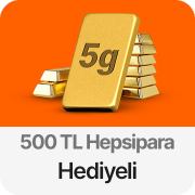 500 TL HEPSİPARA HEDİYELİ
