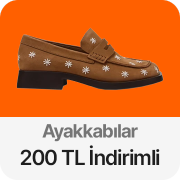 Ayakkabılarda 1.250 TL'ye 200 TL indirim