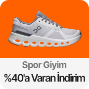 Spor Giyim Ayakkabıda %40'a varan indirimler