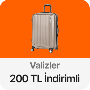 Valizlerde 1250 Tl 'ye 200 TL indirim 