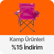 Kamp Ürünlerinde Sepette %15'e Varan İndireme Ek 1000 TL Kupon