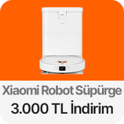 Xiaomi Robot Vacuum H50 Beyaz Akıllı Robot Süpürgede 3000 TL Kupon Fırsatı