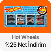 Hot Wheels Markalı Oyuncak Arabalarda Sepette %25 net indirim