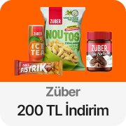 Züber  200 tl İndirim