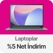 Laptoplarda Premium'a Özel Sepette %5 Net İndirim
