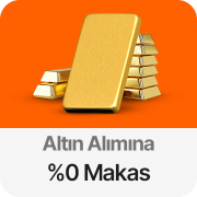 Altın alımına %0 makas