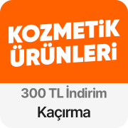 kozmetik ürünlerinde 300 tl indirim 