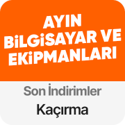 Ayın Bilgisayar ve Ekipmanlarında Son İndirimler