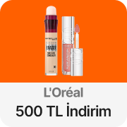 L'Oréal  500 TL İndirim