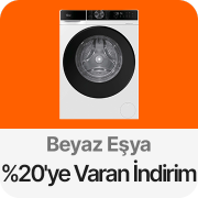 Seçili Beyaz Eşyalarda Sepette %20'ye varan İndirim Fırsatları!