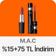 M.A.C  %15 + 75 TL İndirim