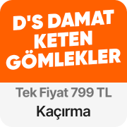 D'S Damat keten gömleklerde tek fiyat 799 TL