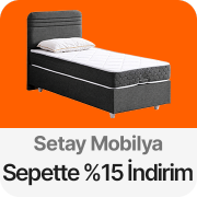 Setay Mobilya sepette %15 indirim