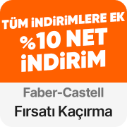 Faber-Castell Kırtasiye Ürünlerinde Tüm İndirimlere Ek %10 Net İndirim