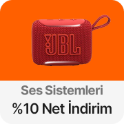 Ses ve Görüntü Sistemlerinde Sepette %10 Net İndirim!