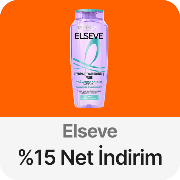 Tüm İndirimlere Ek Sepette %15 Net İndirim
