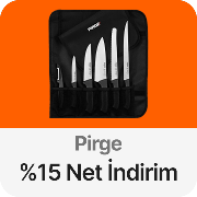 Pirge %15 net İndirim