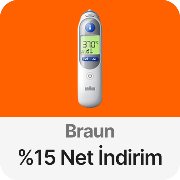 Braun anne bebek ürünlerinde Tüm İndirimlere Ek %15 Net İndirim