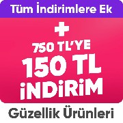 Güzellik Ürünlerinde Tüm İndirimlere Ek 150 TL Anında İndirim*