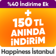 Happiness İstanbul Sepette %40 indirim 