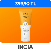 INCIA %100 Doğal Bebek Güneş Kremi Leke Karşıtı Mineral Filtreli Yüksek Koruma SPF50 UVA UVB 50 ml