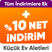 Küçük Ev Aletlerinde Tüm İndirimlere Ek Sepette %10 Net İndirim